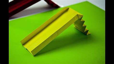How To Make A Paper Playground Slide Origami Youtube