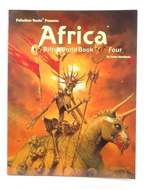 Rifts World Book 4 Africa Autographed By Kevin Siembieda Et Al Very