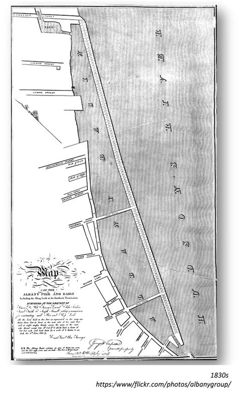 Hudson River Basin Map Albany Ny 1830s Albanygroup Archive Flickr