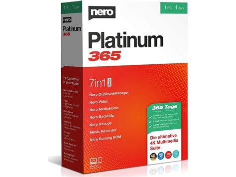 Nero Ag Platinum 365 Multimedia Recording Software