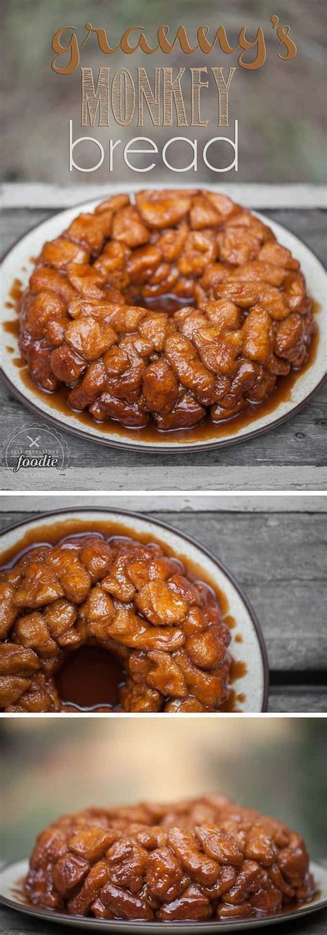 Monkey bread has been a family tradition of ours since, well… my entire life. Granny's Monkey Bread | Recipes, Cooking recipes, Monkey ...