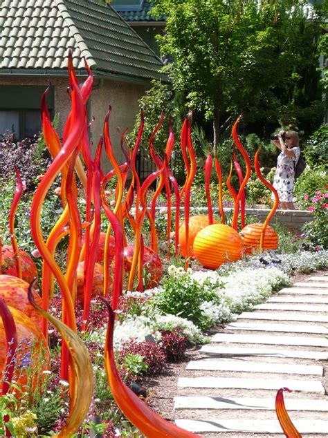 Dale Chihuly Glass Art Exhibit At The Denver Botanical Gardens