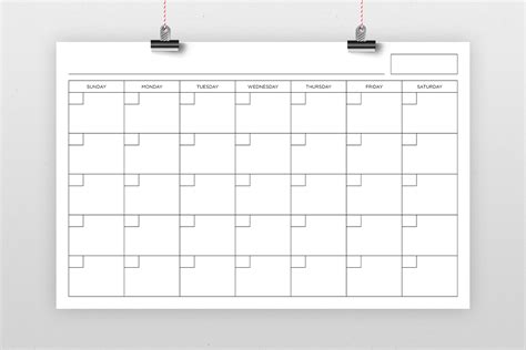 Free Printable Blank Calendar Template Paper Trail Design 10 Best