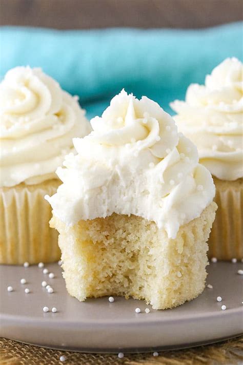 Favorite Moist Vanilla Cupcakes Life Love And Sugar