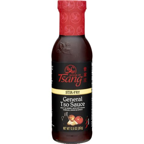 House Of Tsang General Tso Stir Fry Liquid Sauce 126 Oz Glass Bottle