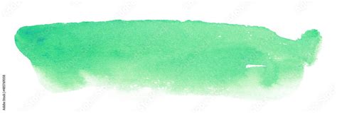 Abstract Mint Green Watercolor Background Hand Drawn Watercolor Spot