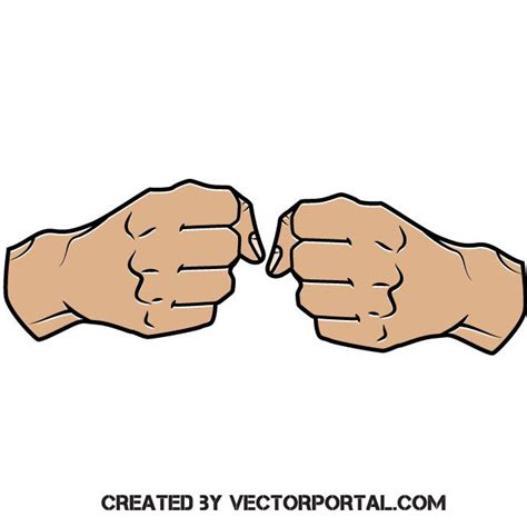 Clenched Fists Vector Clip Art Vector Free Clip Art Vector