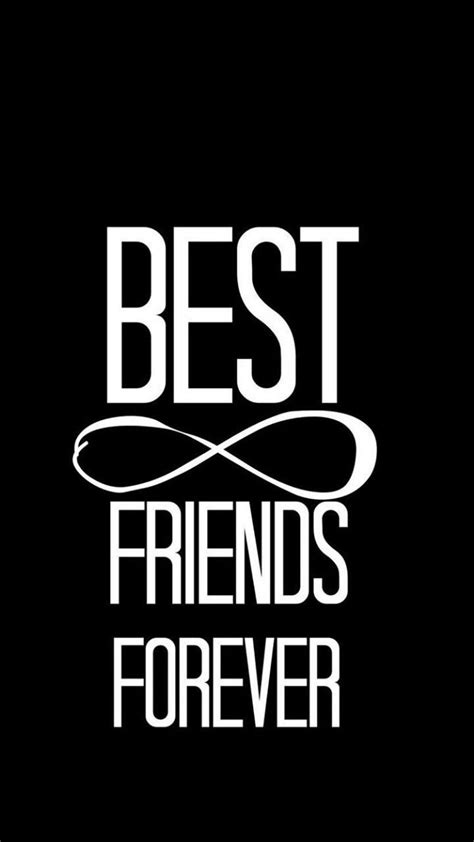 Download Best Friend Forever Wallpaper Black For Desktop Or Mobile
