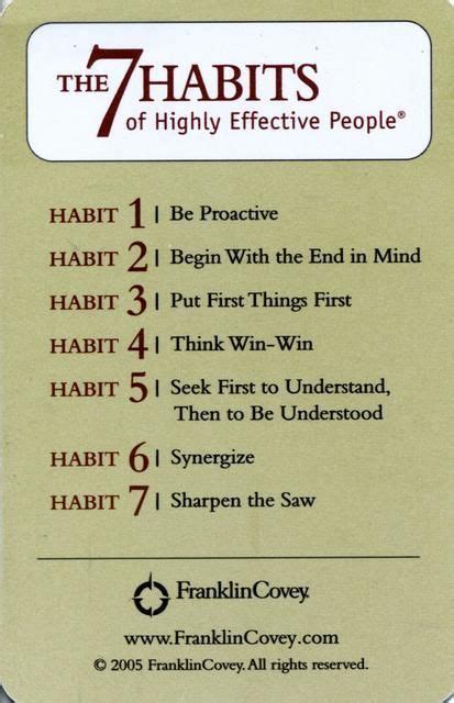 The 7 Habits Of Highly Effective People Pictures Photos And Images