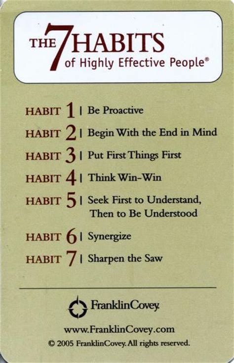 The 7 Habits Of Highly Effective People Pictures, Photos, and Images ...