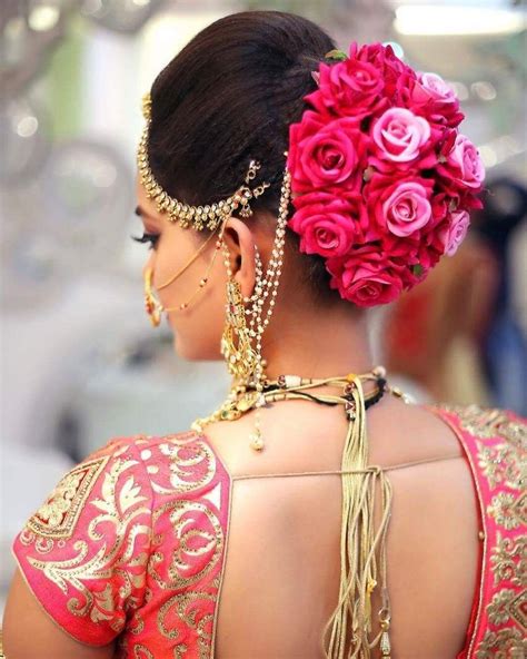 Pin By Sai On Unique Hairstyles Bridal Hair Buns Indian Hairstyles