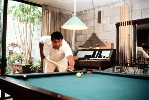 Muhammad Ali Playing Pool At Home 1980 Photographic Print For Sale