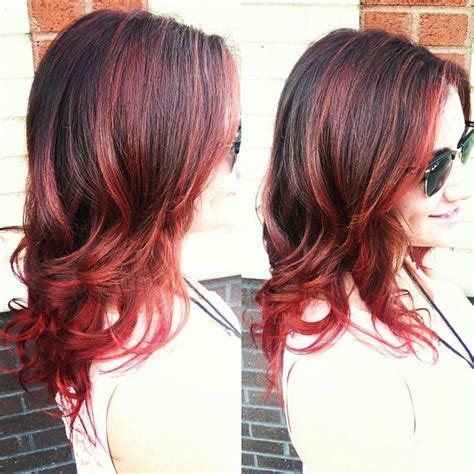 For girls with chestnut color and brown eyes, these shades of highlights are suitable: 60 Brilliant Brown Hair with Red Highlights