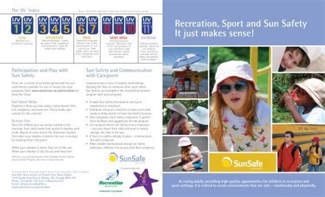 Sun Safety Brochure Cancer Care Nova Scotia