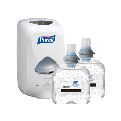 Kit Dispenser Purell Tfx Automat Si 2 X Rezerva Gel Dezinfectant Purell