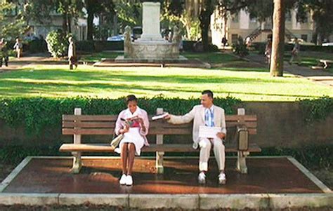 Wishing a happy birthday to sally field! The 'Forrest Gump' Bench | Savannah chat, Forrest gump ...