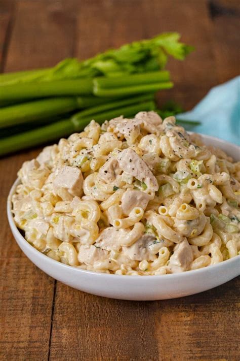 Creamy Chicken Pasta Salad Recipe Dinner Then Dessert