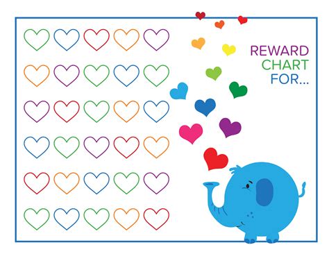 Free Printable Rainbow Reward Chart