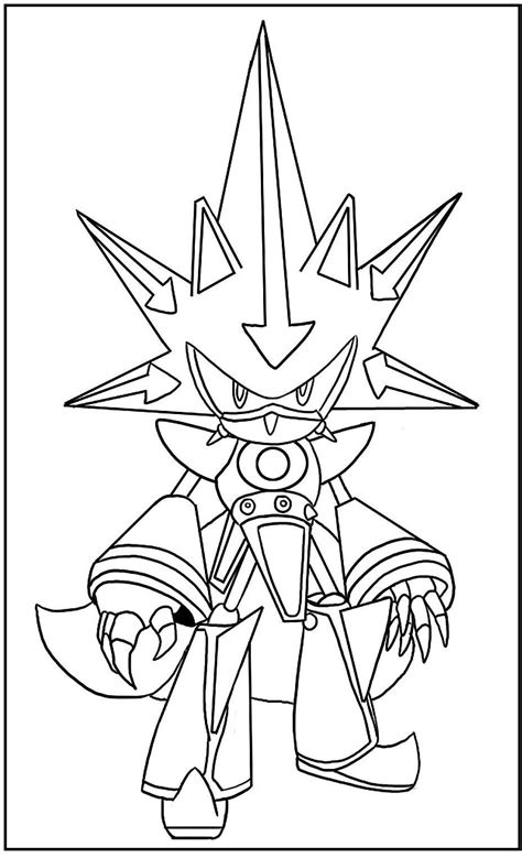 600x722 metal sonic coloring pages sonic coloring pages to print sonic. Picture Neo Metal Sonic Coloring Pages For Kids #f8Q ...