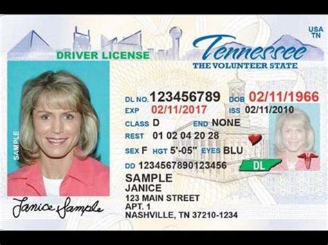 Under 21 Tennessee Licenses To Be Printed Vertically In July 2018