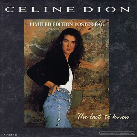 Celine Dion The Last To Know 1991 Vinyl Discogs