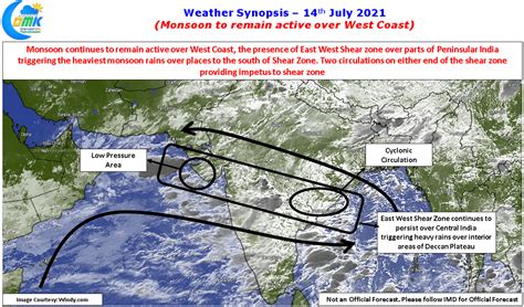 Southwest Monsoon To Remain Active Over West Coast Chennairains Comk