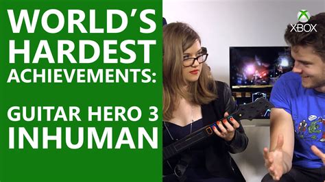 Inhuman Guitar Hero Worlds Hardest Achievements Xbox On Video