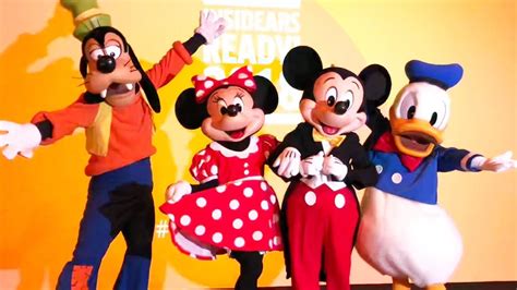 Disney Characters Play Around At Disneyland Paris Insidears Event