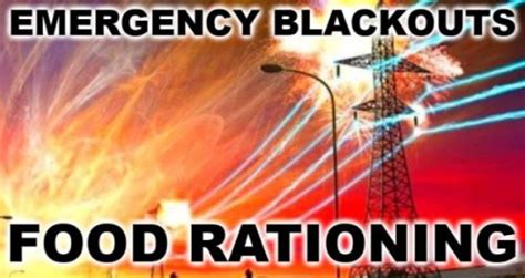 Breaking Alert Emergency Blackout Measures That Include Food Rations