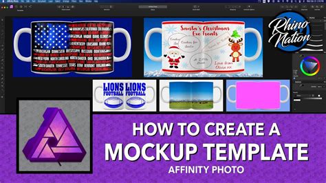 How To Create Mockup Templates In Affinity Photo Be Creative Youtube