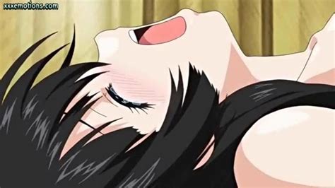 Busty Anime Brunette Masturbating Blowjob Hentai Animation