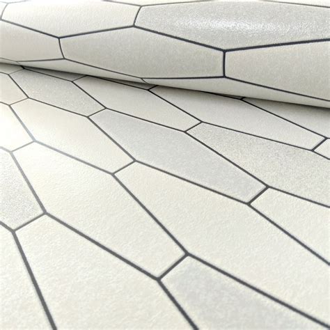 Holden Apex Tile Effect Pattern Wallpaper Marble Glitter