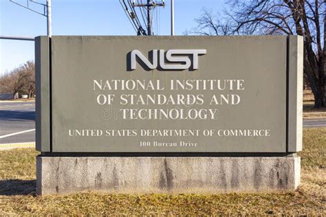 Entrance Of The Gaithersburg Campus Of National Institute Of Standards