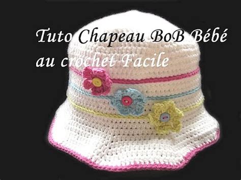 Il est crocheté en mailles serrées avec 2 fils de coton blanc avec un crochet 1,25. TUTO CHAPEAU BOB BEBE AU CROCHET PATTERN BABY HAT SUN ...