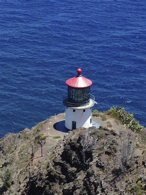 View From The Top Of The Pathway To The Pakapuu Lighthouse Hawaii