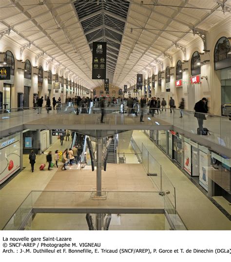France Paris Saint Lazare Station Total Transformation After 10