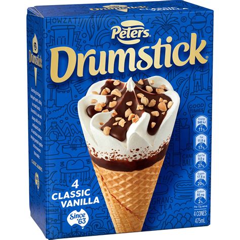 Peters Drumstick Ice Cream Vanilla