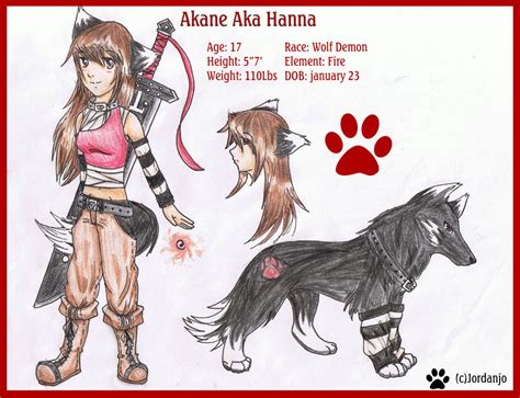 Akane Character Sheet By Jordanjo On Deviantart