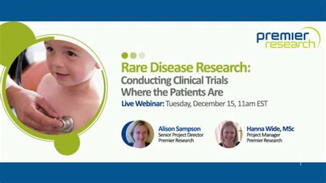 Rare Disease Research Conducting Clinical Trials Where The Patients Are