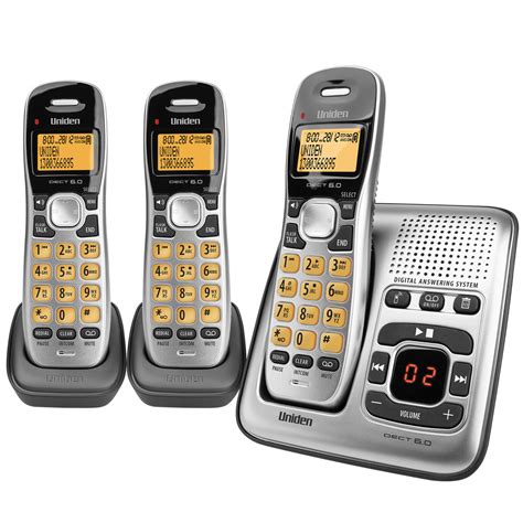 Uniden Dect 1735 1 Cordless Phone With 2 Extra Handsets