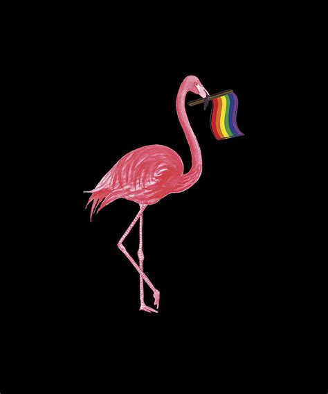Gay Pride Pink Flamingo Lgbt Pride Month Digital Art By Eboni Dabila Fine Art America