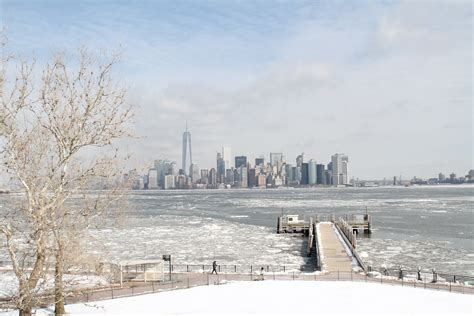 Kostenlose Foto Schnee Winter Skyline Stadt New York City