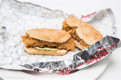 Fukus Chicken Sandwich Versus Kfc Business Insider