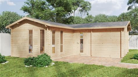 large garden log cabin with sauna devon 3 40 m2 70mm summer house 24