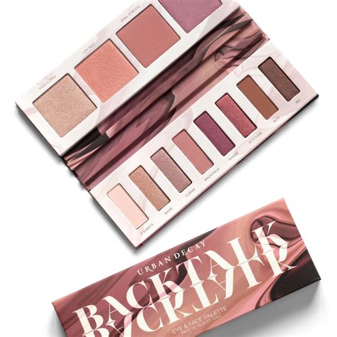 Urban Decay Backtalk Eye And Face Palette Review And Swatches Oval