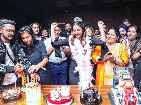 Inside Hina Khan’s Birthday Bash Entertainment Gallery News The Indian Express