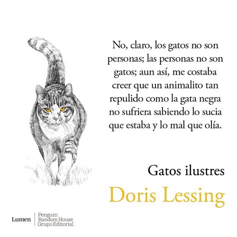 Editorial Lumen On Twitter GATOS ILUSTRES De Doris Lessing Con