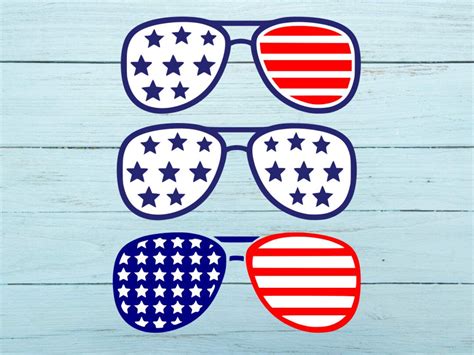 Sunglasses Svg American Svg Patriotic Svg United States Etsy