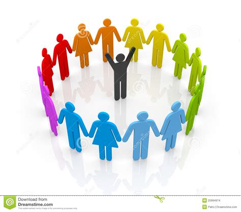 Circle Of People With Leader Clipart Panda Free Clipart Images