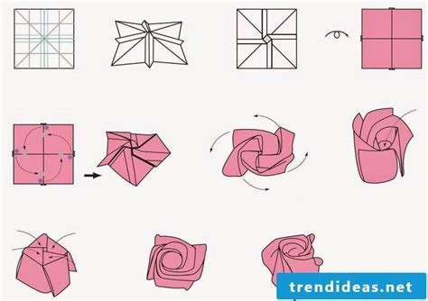 53 Directions For Origami Flower Learn How To Make Distinctive Flowers